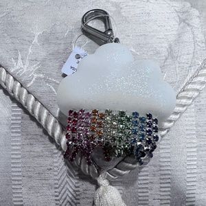Bath & Body Works White Cloud with Rainbow Crystal Rain PocketBac Holder